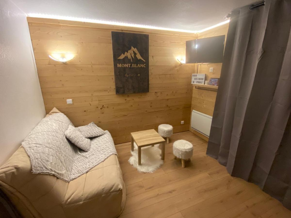 Chaleureux Appartement Renove Ambiance Chalet Praz-sur-Arly Bagian luar foto
